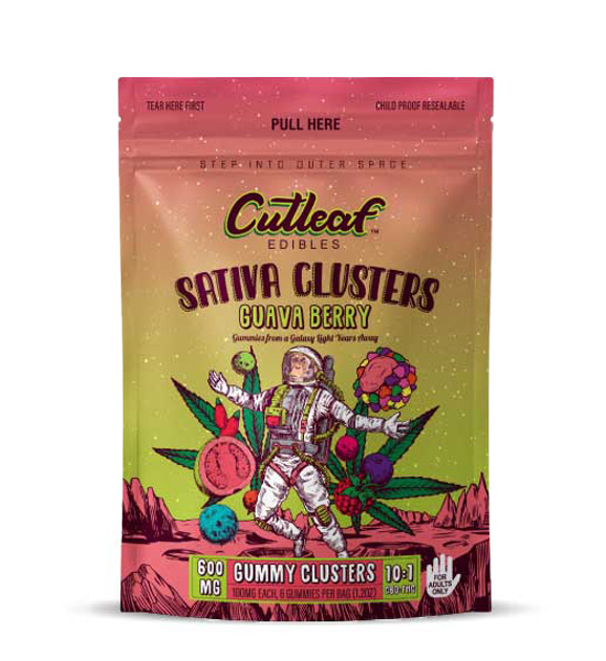 Cutleaf Hemp Gummies - Guava Berry flavor Cutleaf Hemp Gummies - Guava Berry flavor Green republiclife