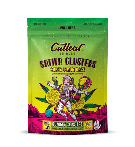 cutleaf gummy clusters - super lemon haze flavor cutleaf gummy clusters - super lemon haze flavor green republic