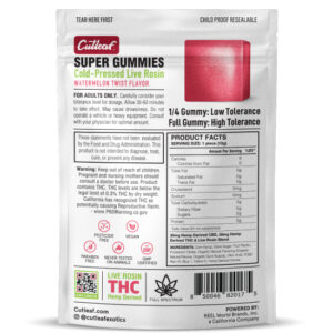 Cutleaf Super Gummies - Watermelon Twist Flavor